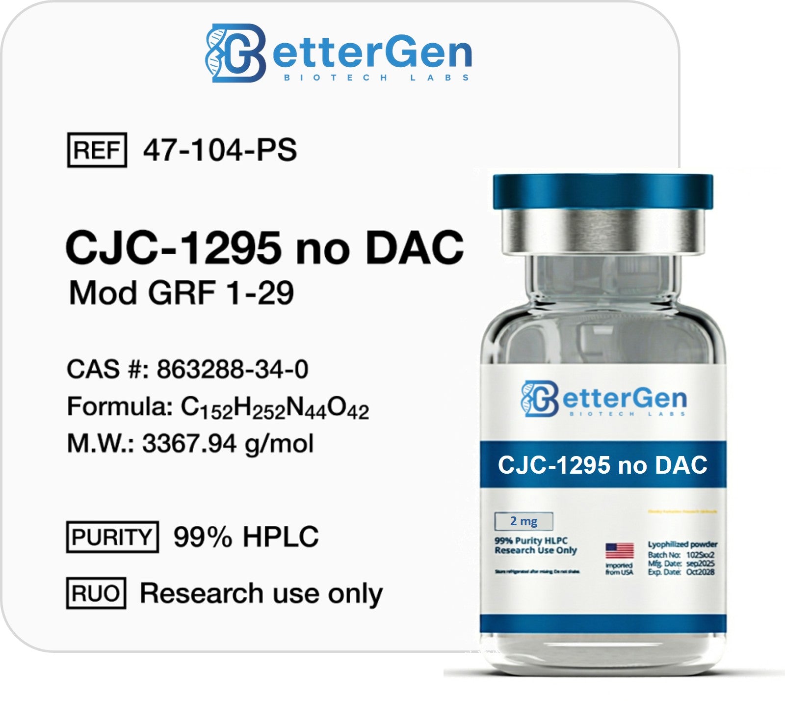 CJC-1295 no DAC (Mod GRF 1-29)