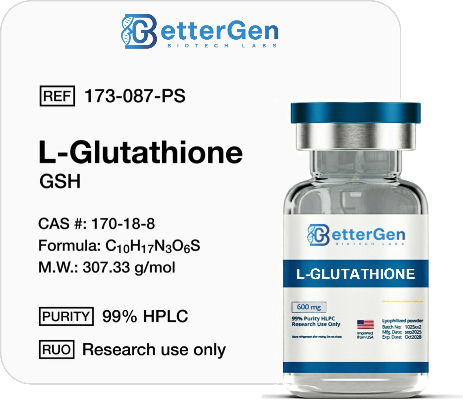 L-Glutathione 600mg