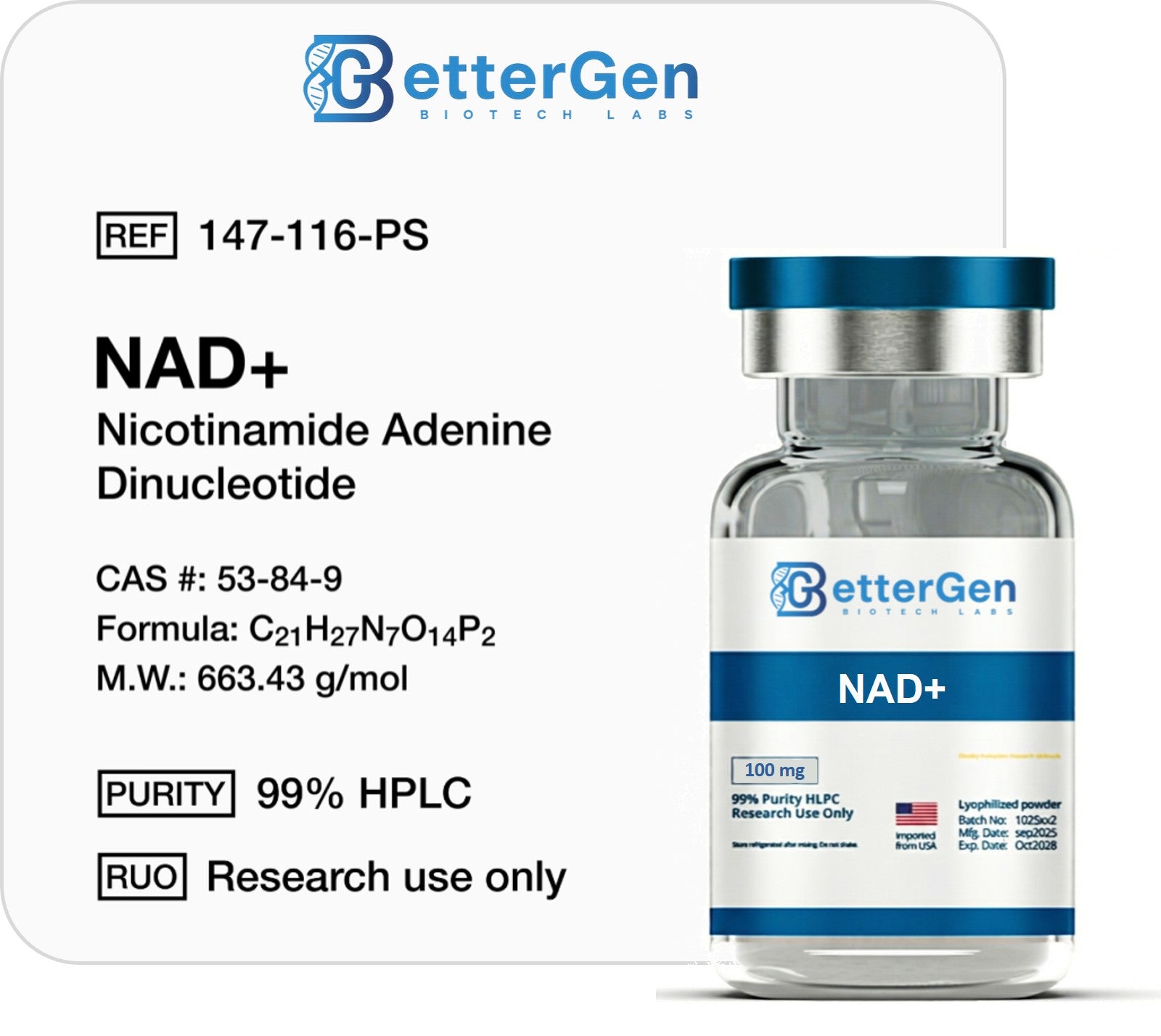NAD+ 100mg