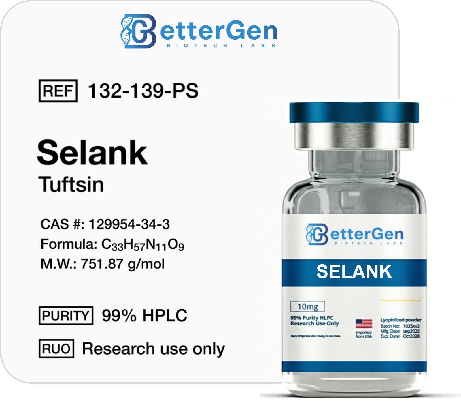 Selank 10mg